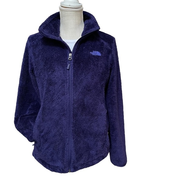 The North Face‎ Purple Full Zip Osito 2 Fleece Jacket Size: M - Picture 1 of 10